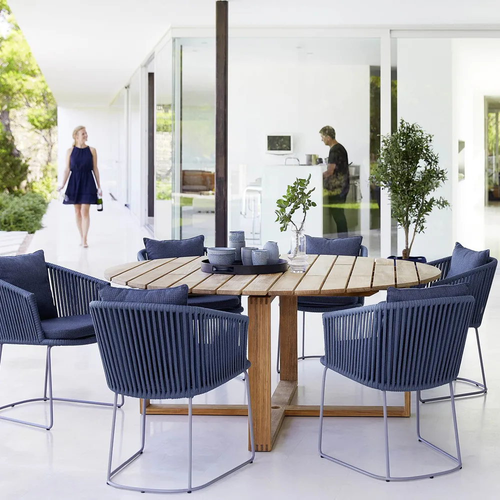 Endless dining table round teak, Ø170 cm Cane-line
