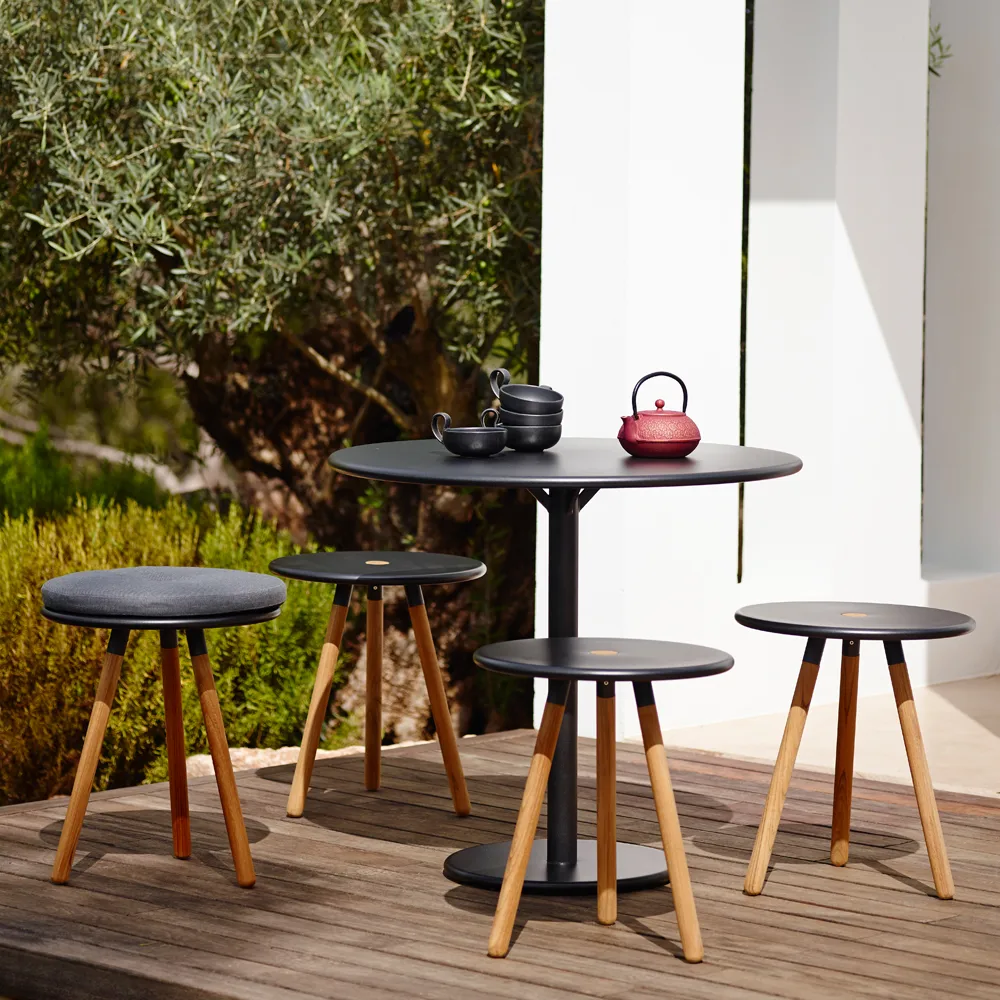 Go coffee table Ø80 cm, White-white Cane-line