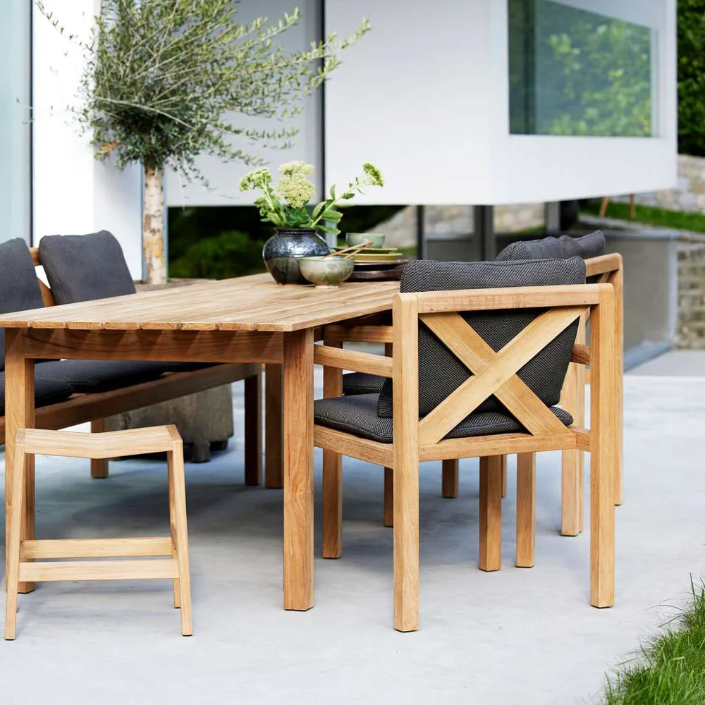 Grace dining table, Teak Cane-line