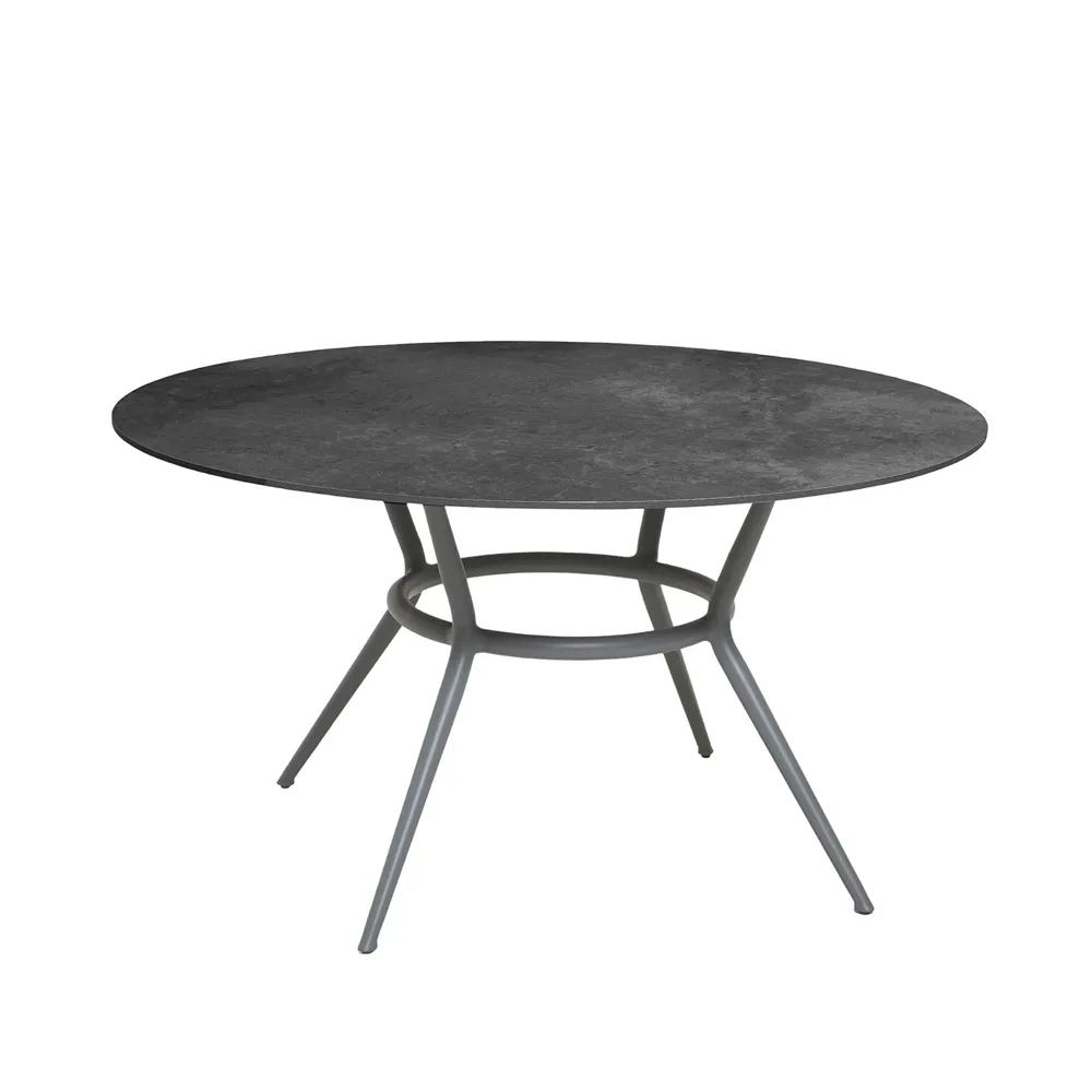 Joy dining table round, Fossil black-light grey Ø144 cm Cane-line