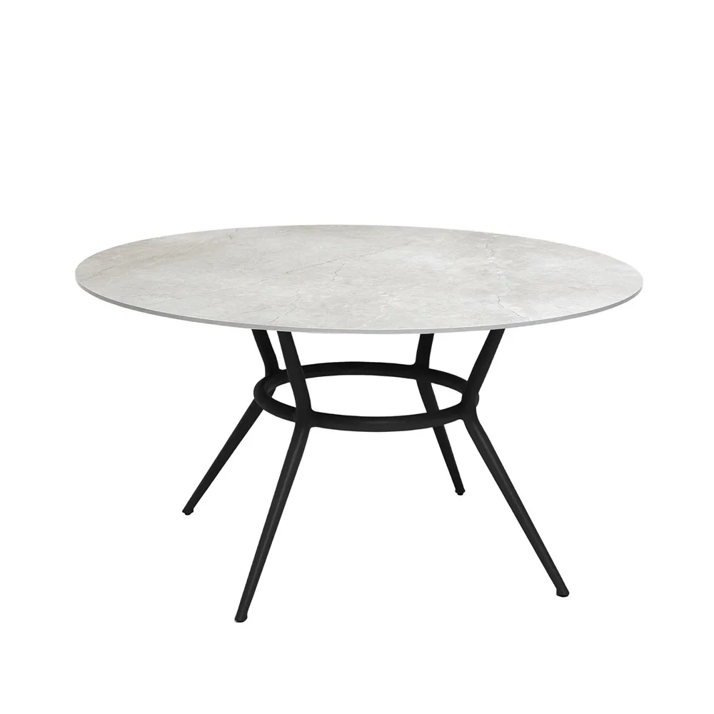 Joy dining table round, Fossil grey-lava grey Ø144 cm Cane-line