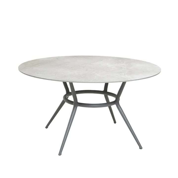 Joy dining table round - Fossil grey-light grey Ø144 cm - Cane-line