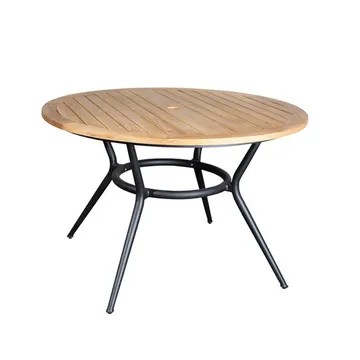 Joy dining table round - Teak-lava grey Ø120 cm - Cane-line