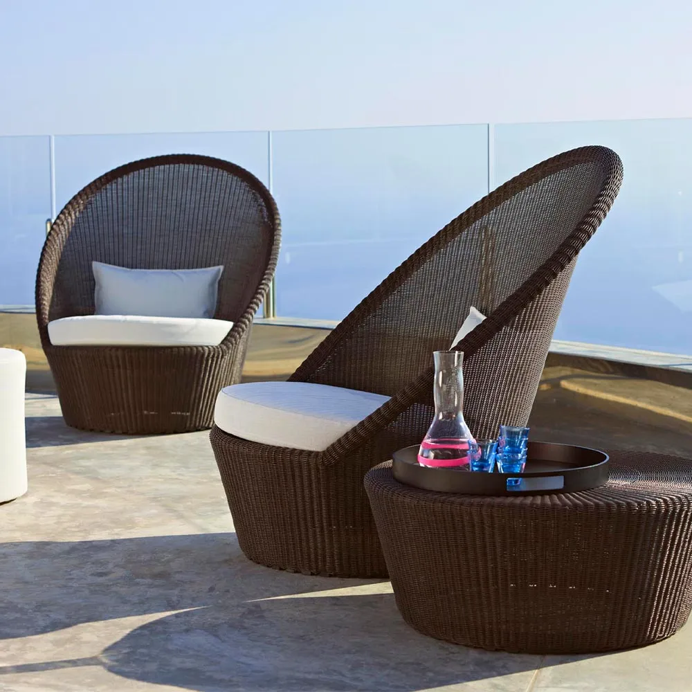 Kingston sun chair, Mocha Cane-line