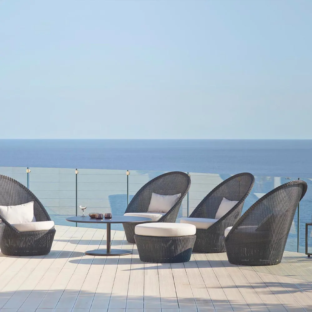 Kingston sun chair, Mocha Cane-line