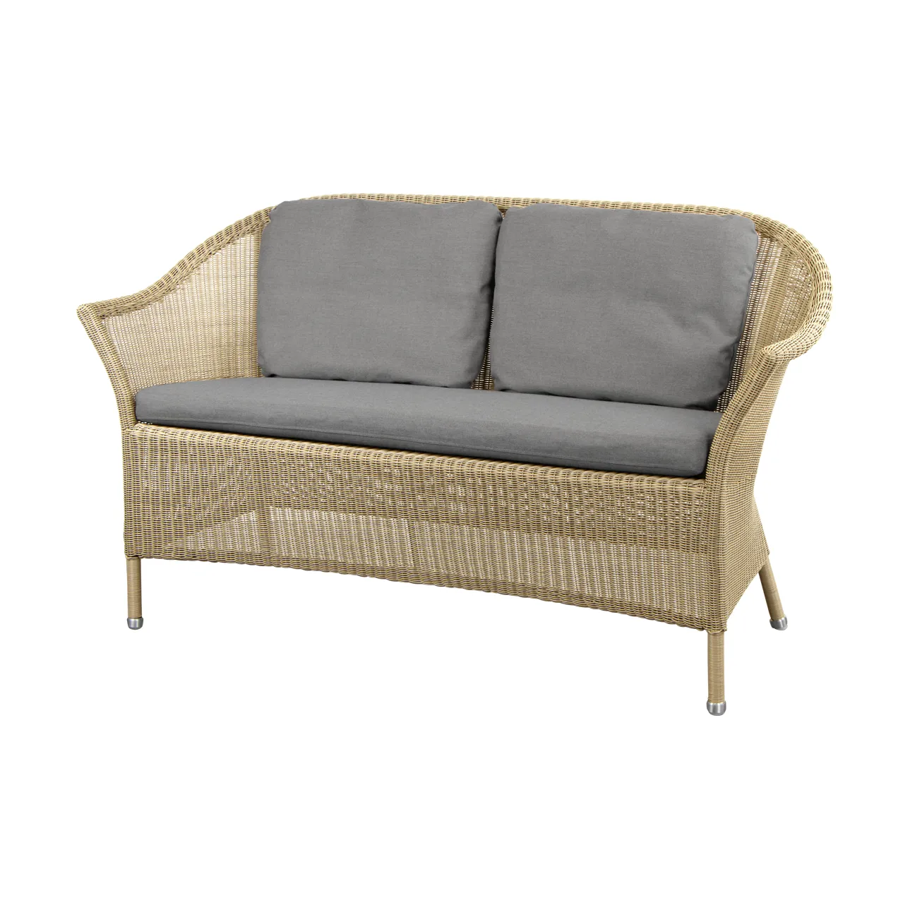 Lansing back cushion for sofa 2-pack, Cane-line Natté grey Cane-line
