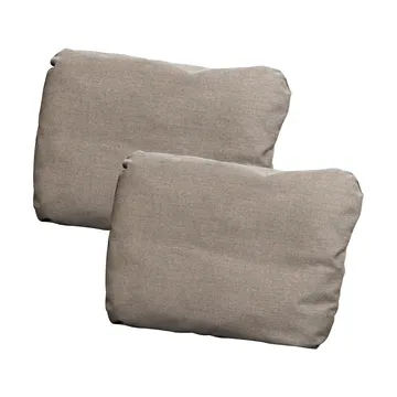 Lansing back cushion for sofa 2-pack - Cane-line Natté taupe - Cane-line