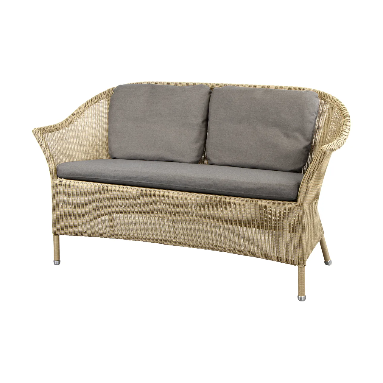 Lansing back cushion for sofa 2-pack, Cane-line Natté taupe Cane-line