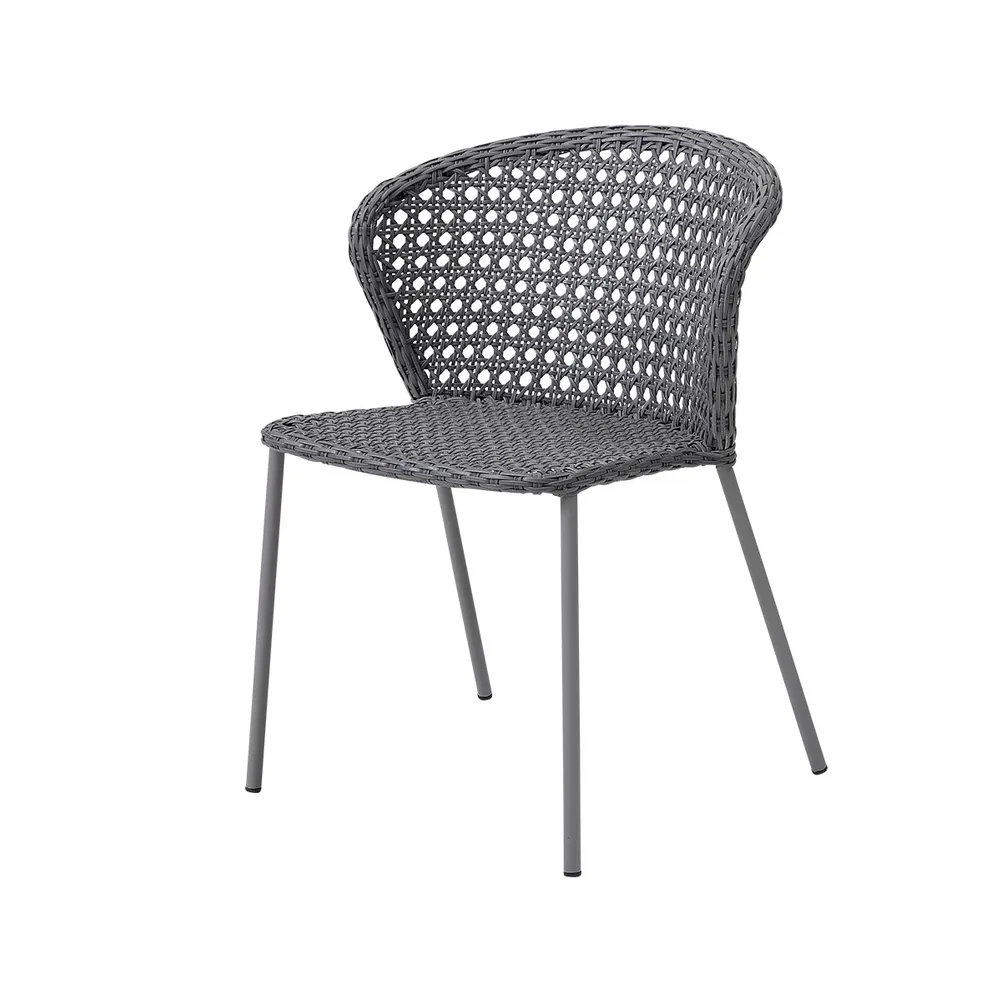 Lean chair, Light grey, Cane-Line french weave Cane-line