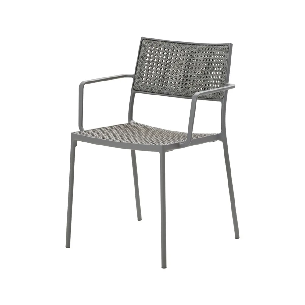 Less armchair, Light grey Cane-line