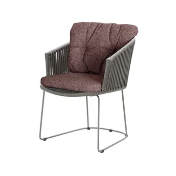 Moments chair - Cane-Line Natté dark bordeaux, Cane-Line soft rope - Cane-line