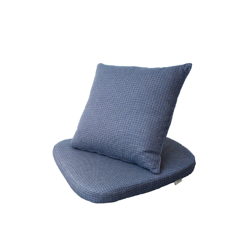 Moments chair cushion set, Cane-Line link blue Cane-line
