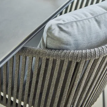 Moments stackable chair cushion - Cane-Line Natté grey - Cane-line