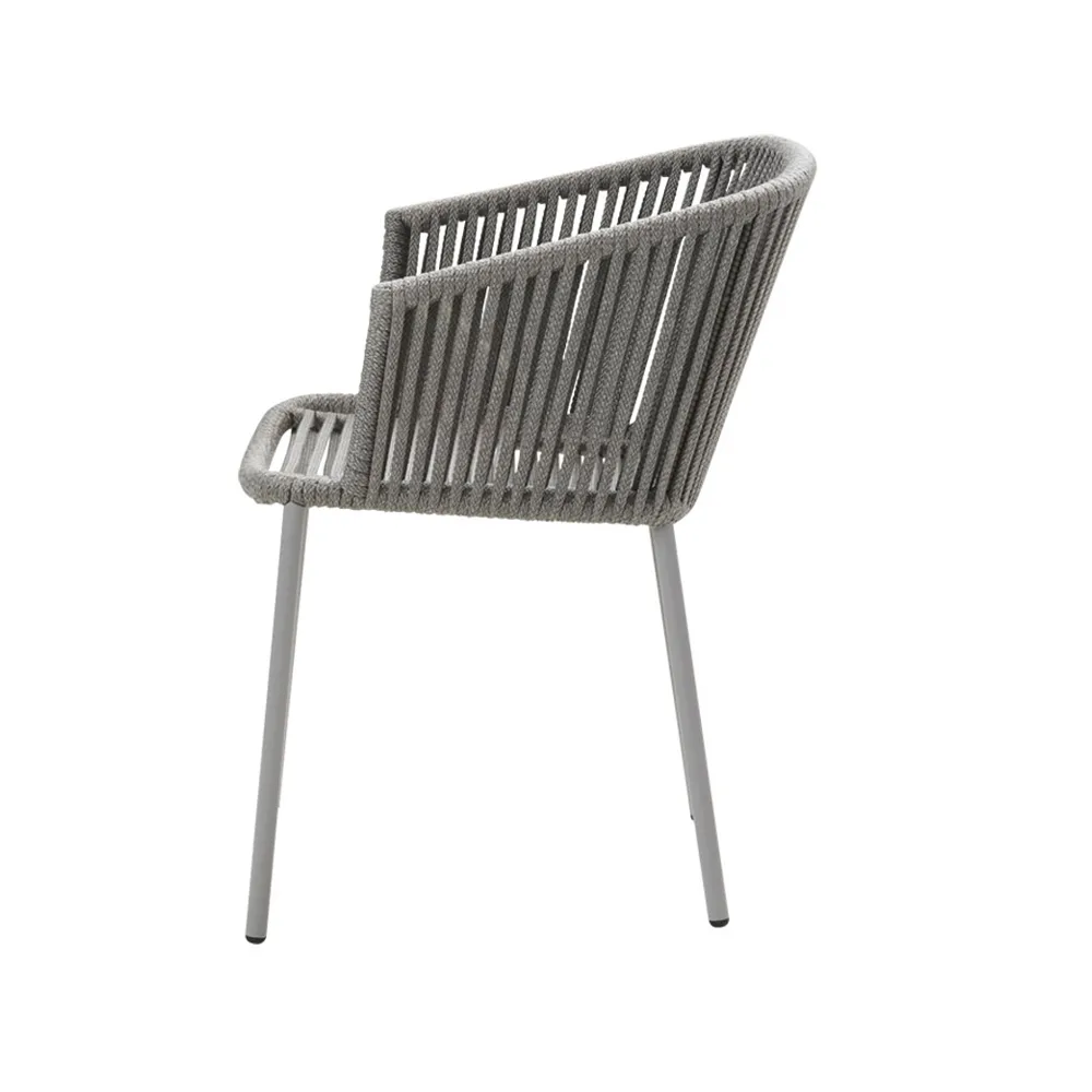 Moments stackable chair, Grey Cane-line
