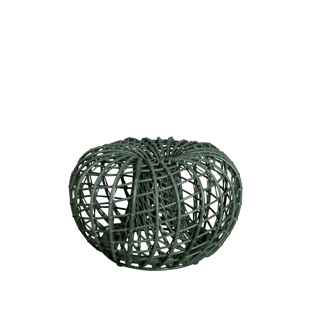 Nest table/footstool, Dark green, small Cane-line