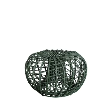 Nest table/footstool - Dark green, small - Cane-line