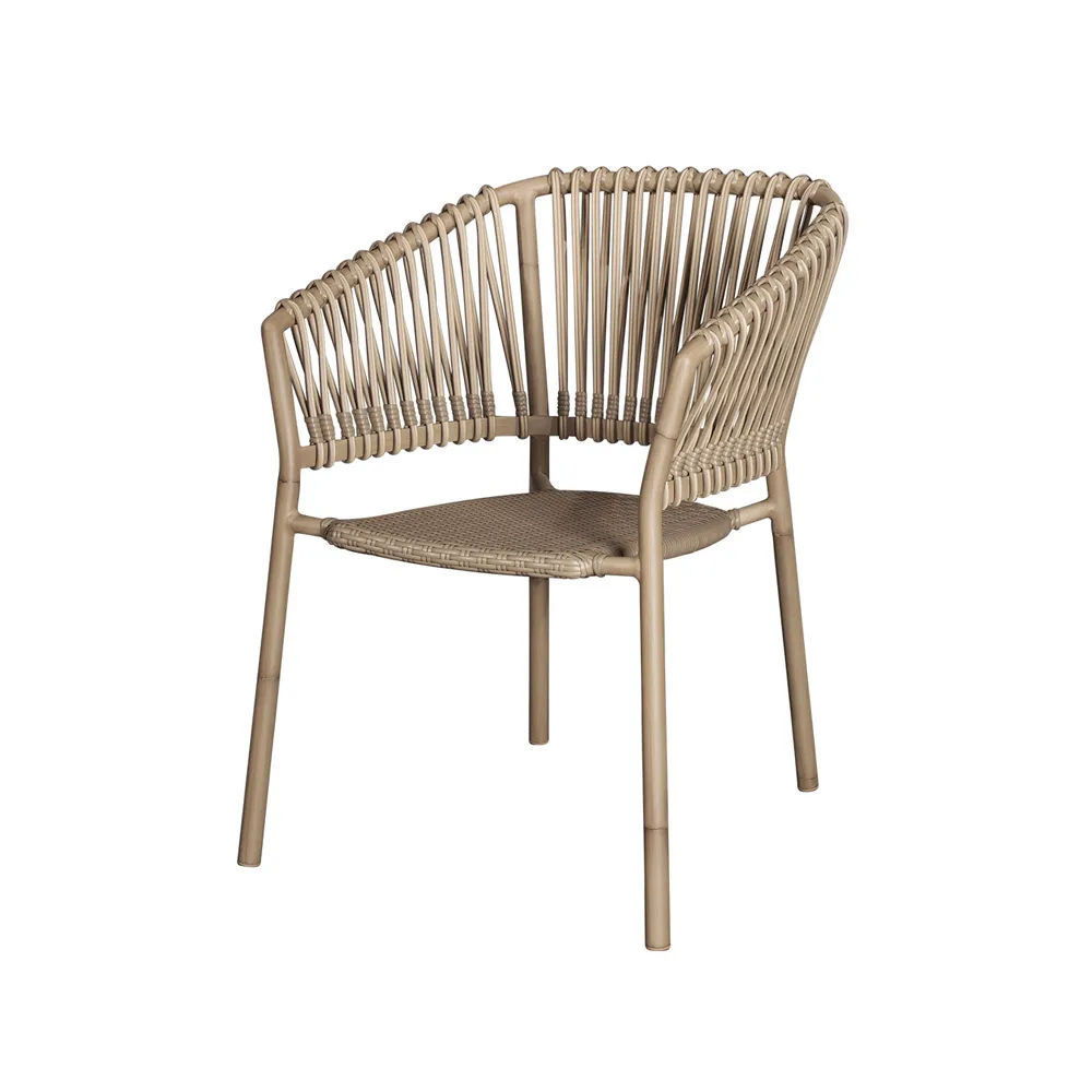 Ocean armchair aluminum, Natural Cane-line