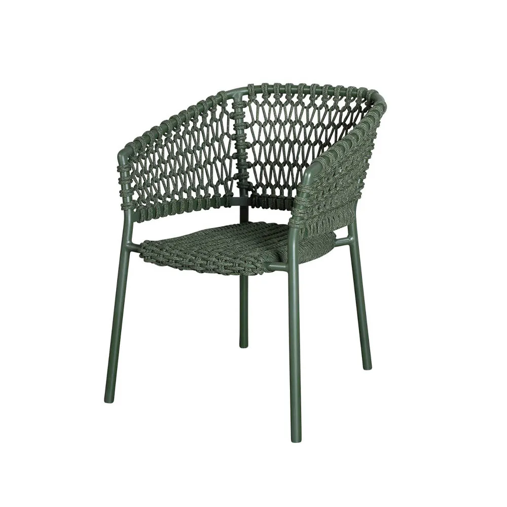 Ocean armchair soft rope, Dark green Cane-line
