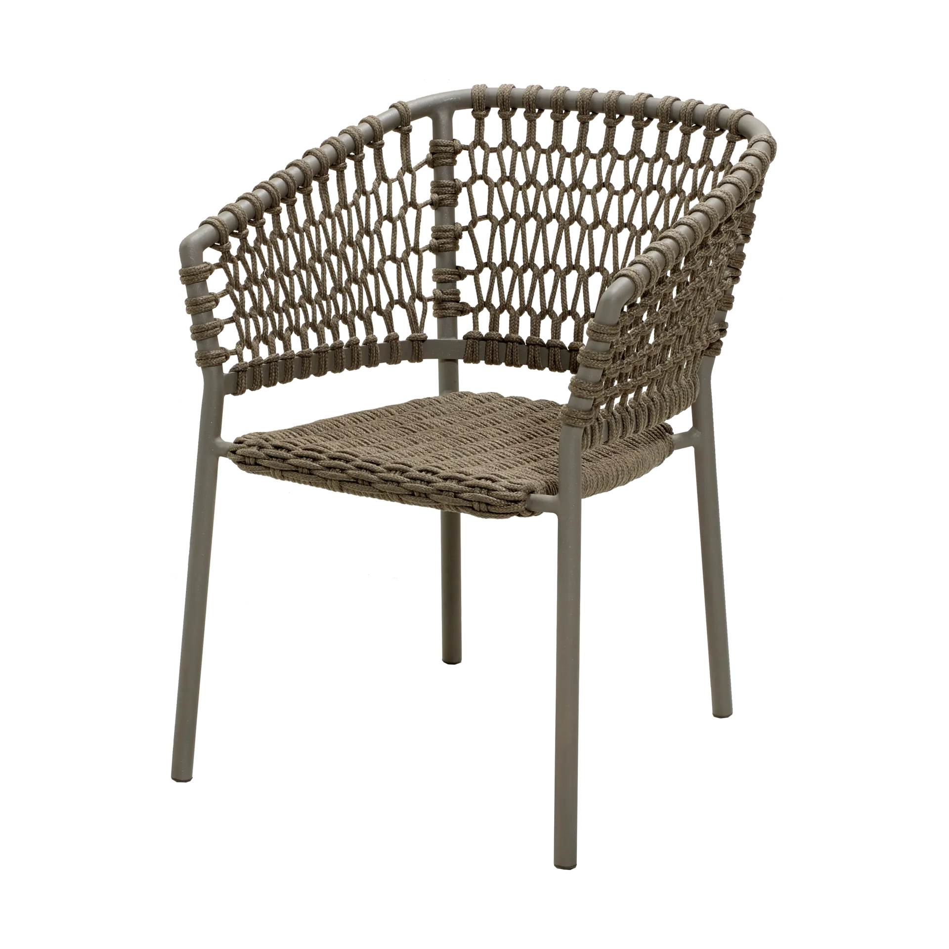 Ocean armchair soft rope, Taupe Cane-line