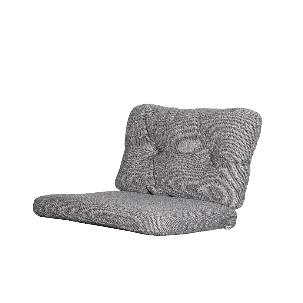 Ocean lounge chair cushion, Cane-Line wove dark grey Cane-line