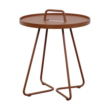 On-the-move side table Ø44 cm - Desert red - Cane-line