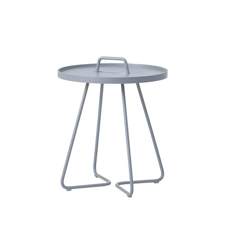 On the move table Ø44 cm - Light grey - Cane-line