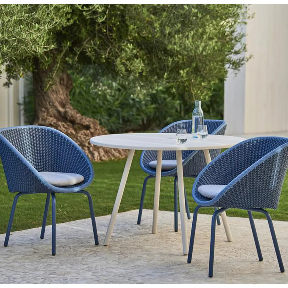 Peacock chair soft rope, Dark grey, teak Cane-line
