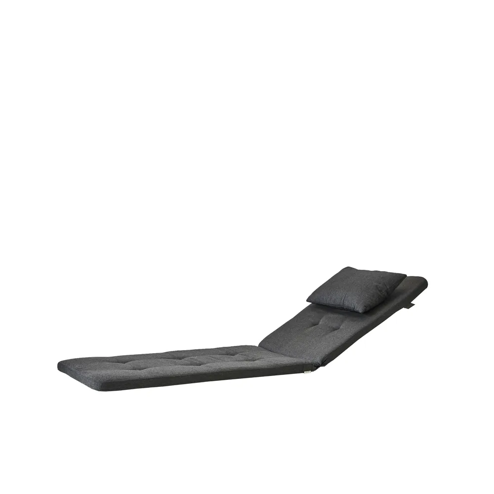 Presley sun lounger cushion, Cane-line Natté black Cane-line