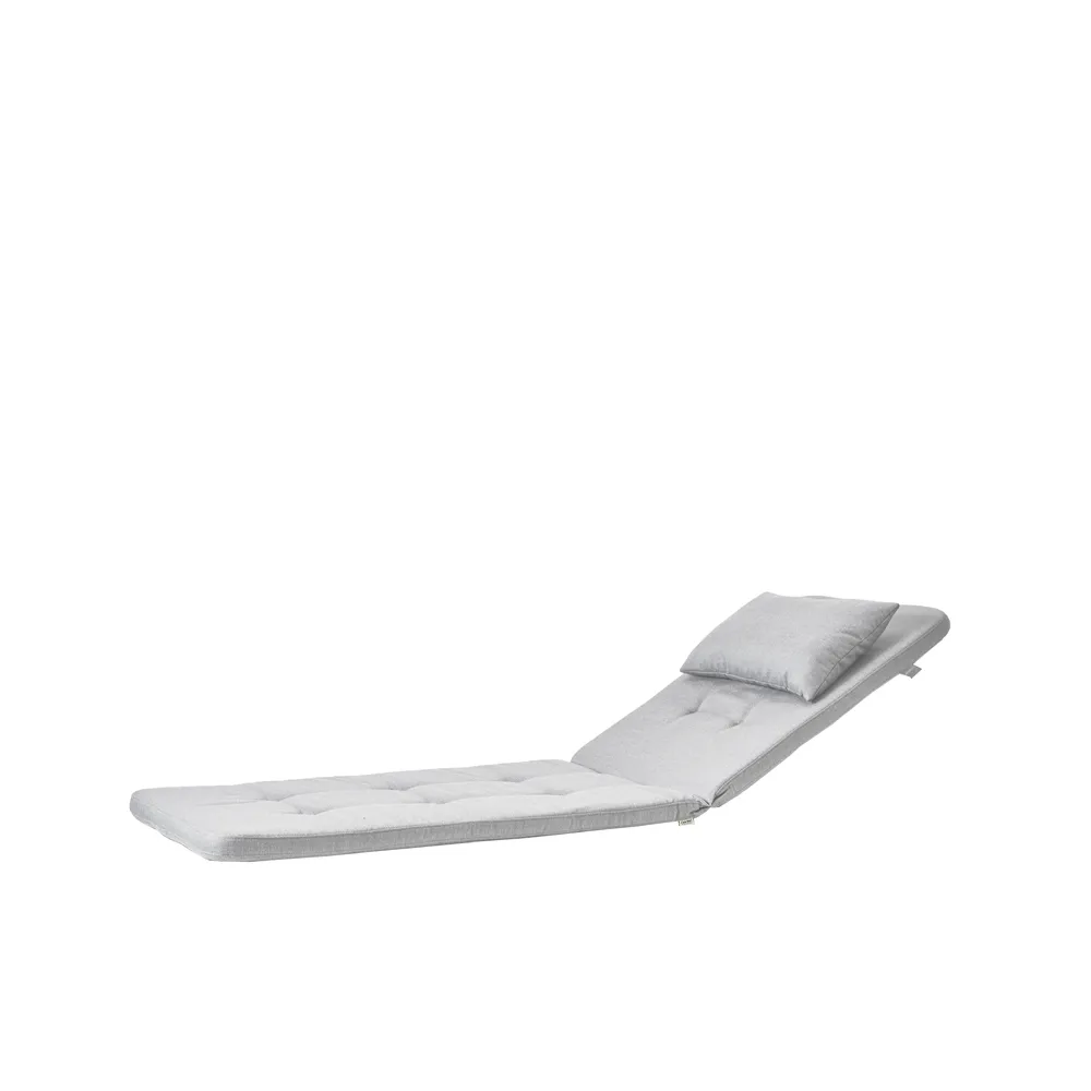 Presley sun lounger cushion, Cane-line Natté light grey Cane-line
