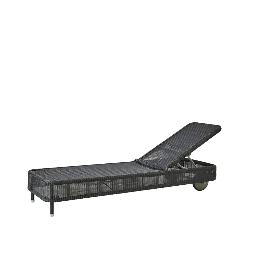 Presley sun lounger weave, Graphite Cane-line