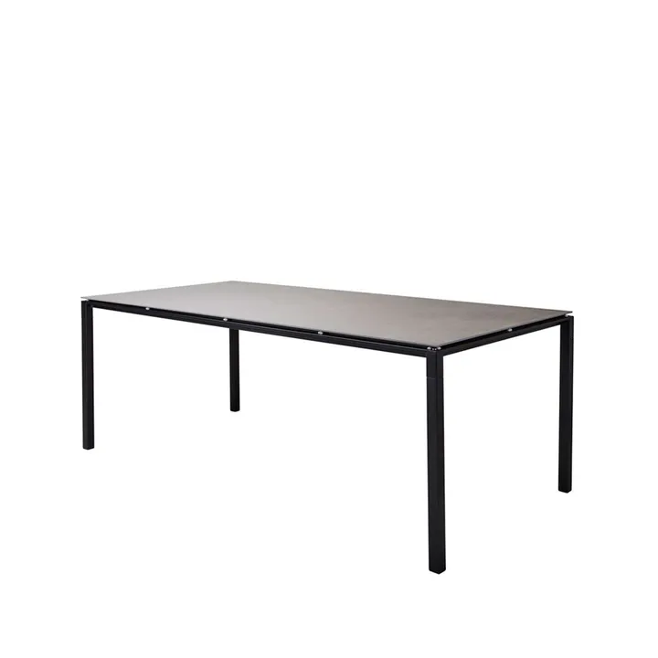 Pure dining table - Basalt grey-lava grey 200x100 cm - Cane-line