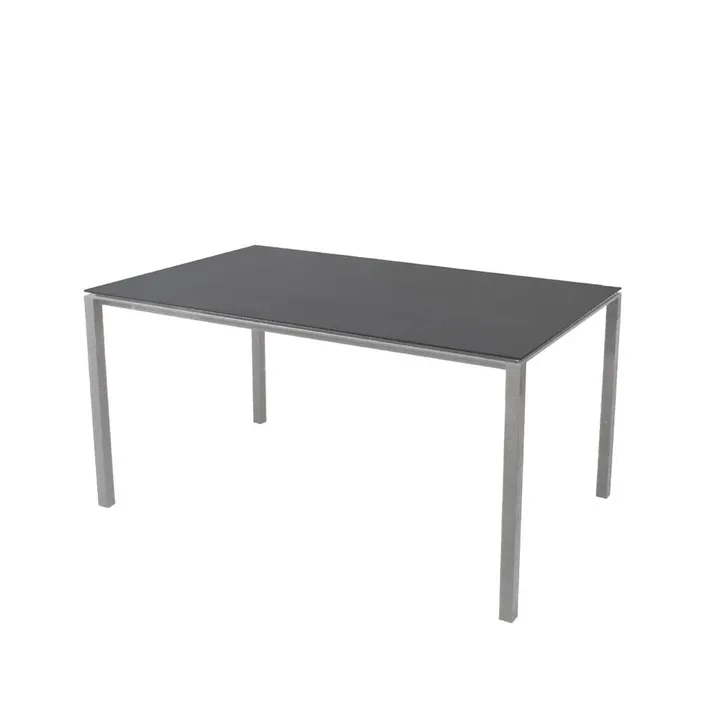 Pure dining table - Basalt grey-light grey 150x90 cm - Cane-line
