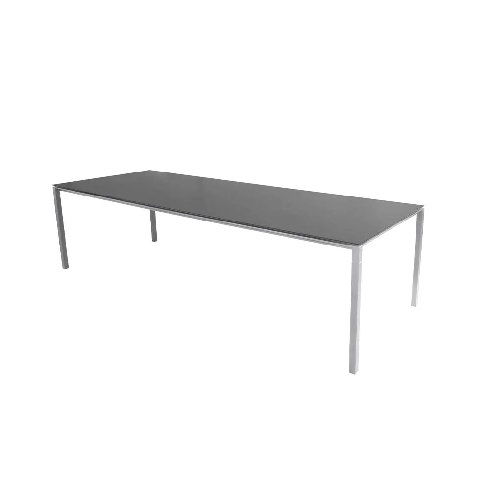 Pure dining table, Nero-light grey 280x100 cm Cane-line
