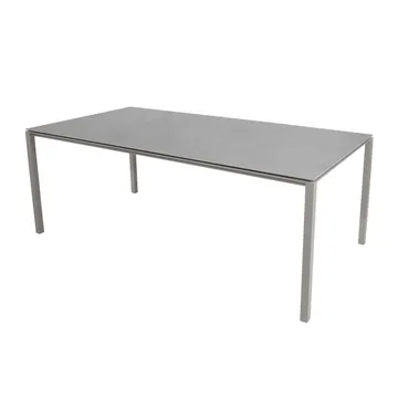 Pure table 200x100 cm Concrete grey-taupe - Cane-line