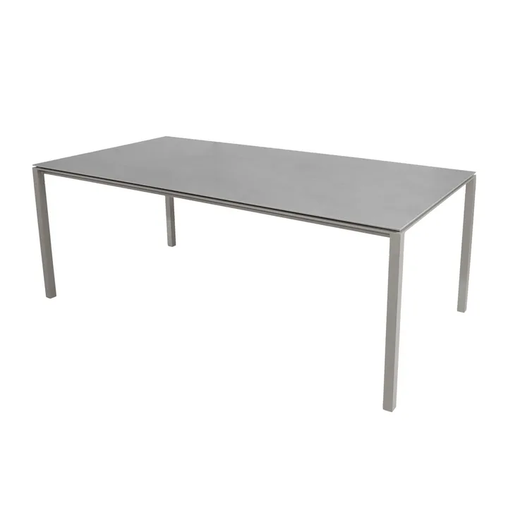 Pure table 200x100 cm Concrete grey-taupe - Cane-line