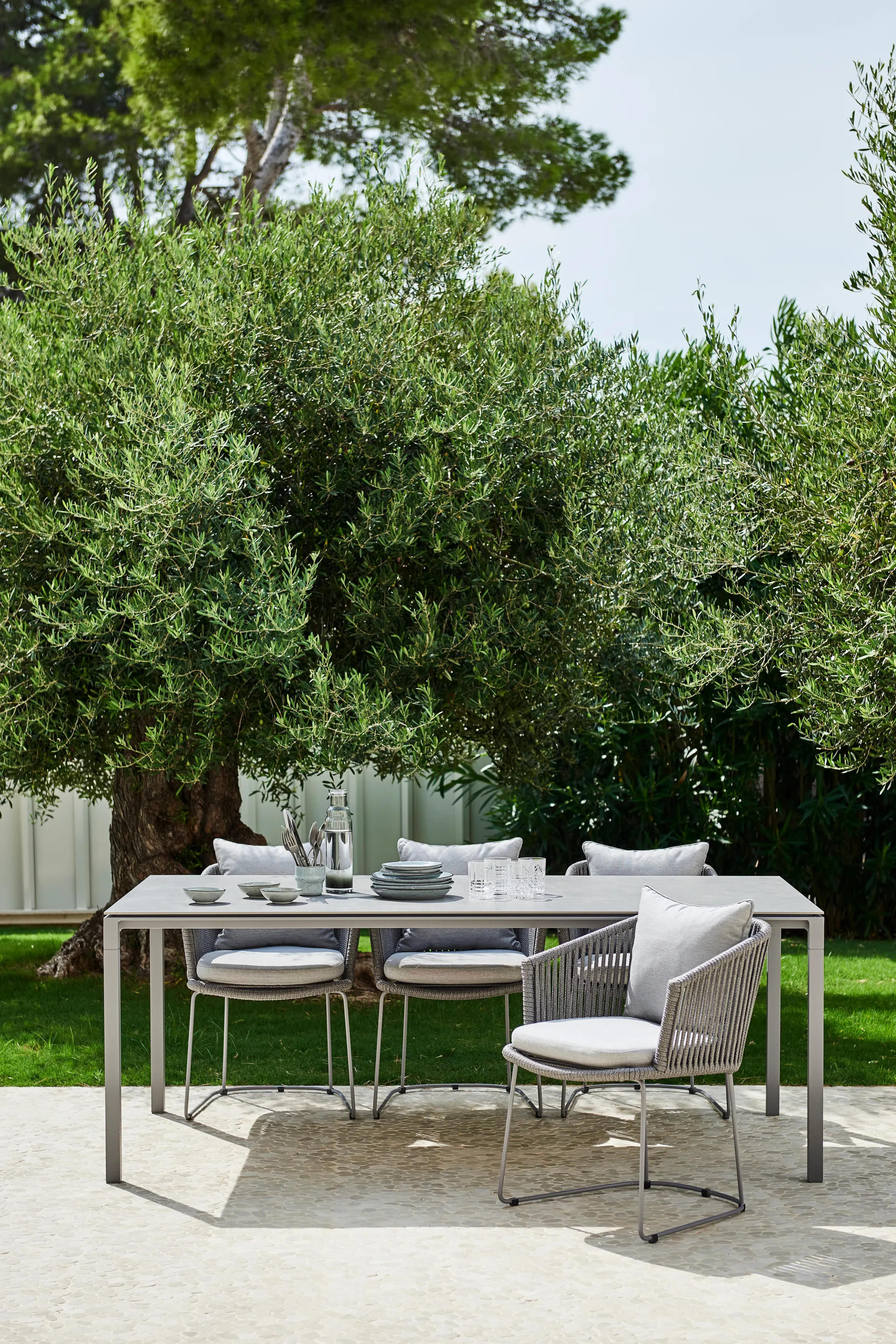 Pure table 200x100 cm Concrete grey-taupe,  Cane-line