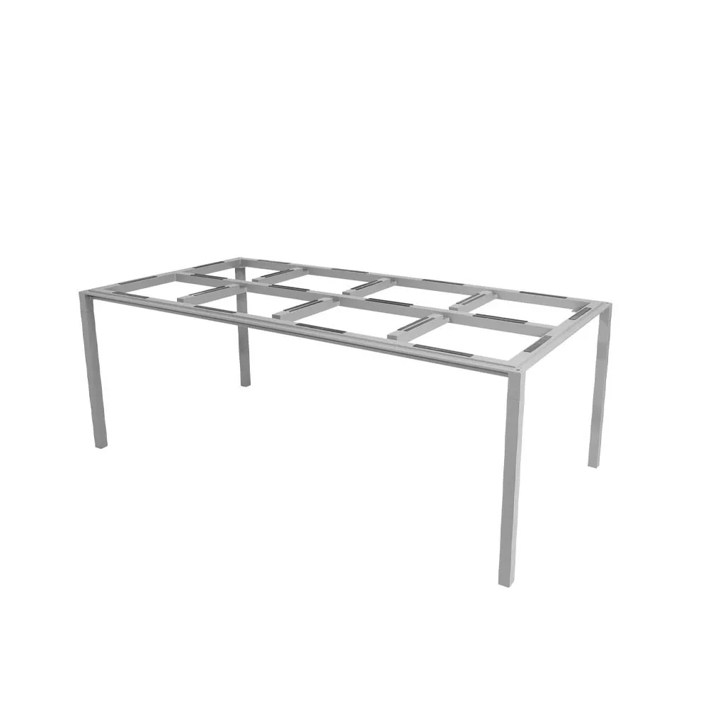 Pure table base 200x100x73 cm, Light grey Cane-line