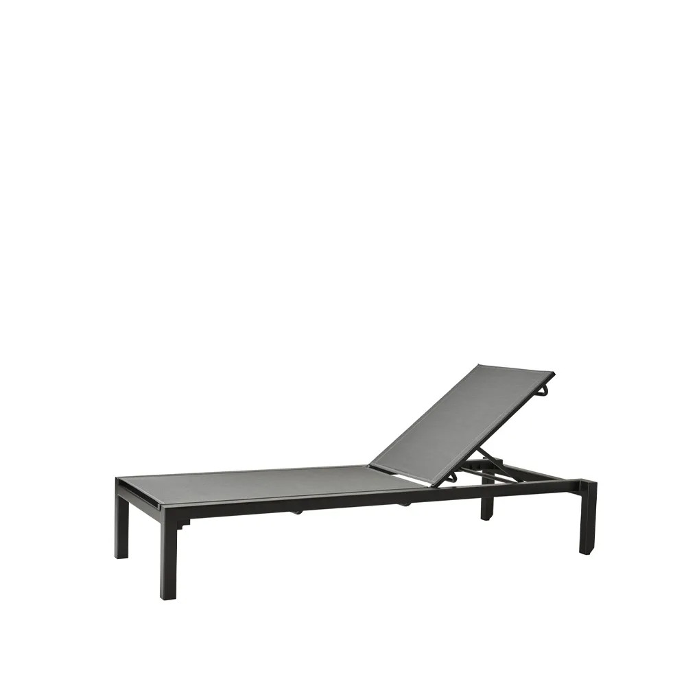 Relax sun lounger, Grey Cane-line
