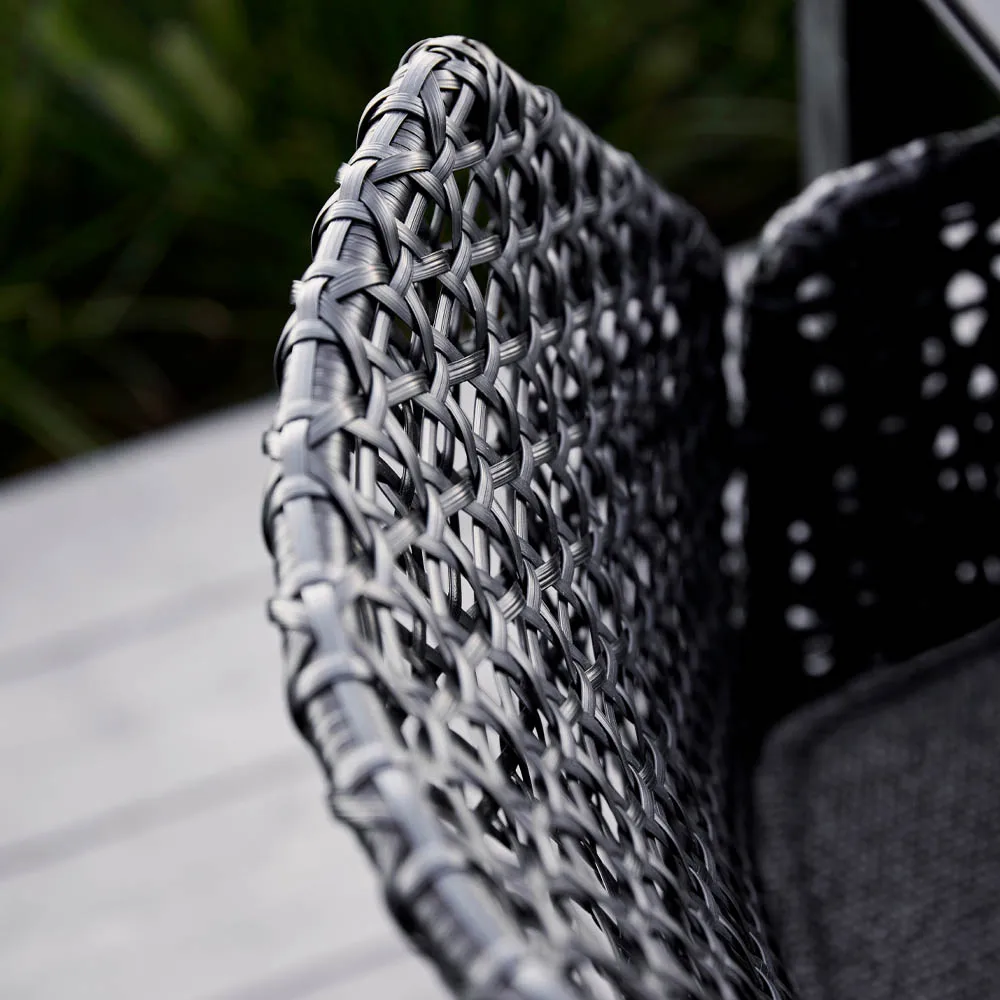 Vibe chair, Black/anthracite Cane-line