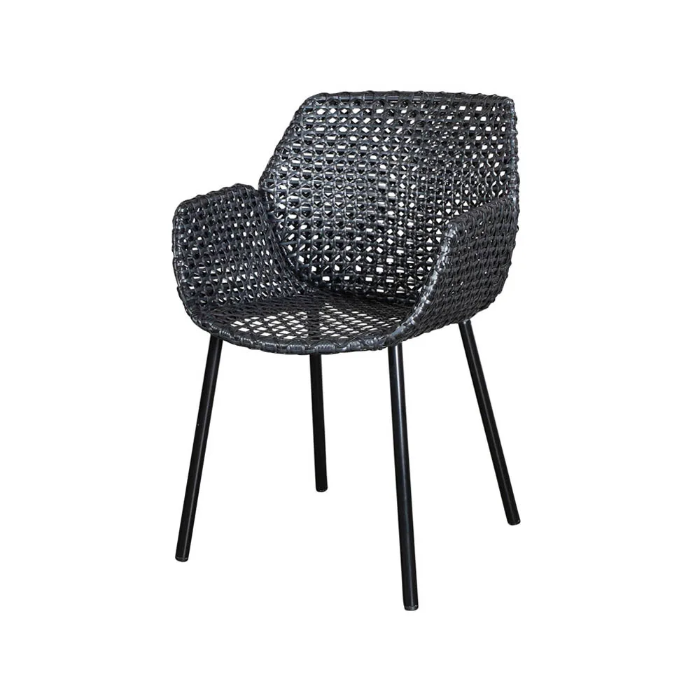 Vibe chair, Black/anthracite Cane-line