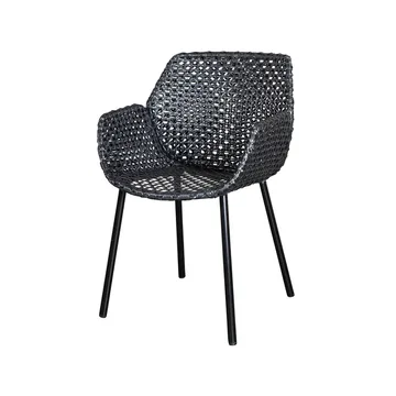 Vibe chair - Black/anthracite - Cane-line