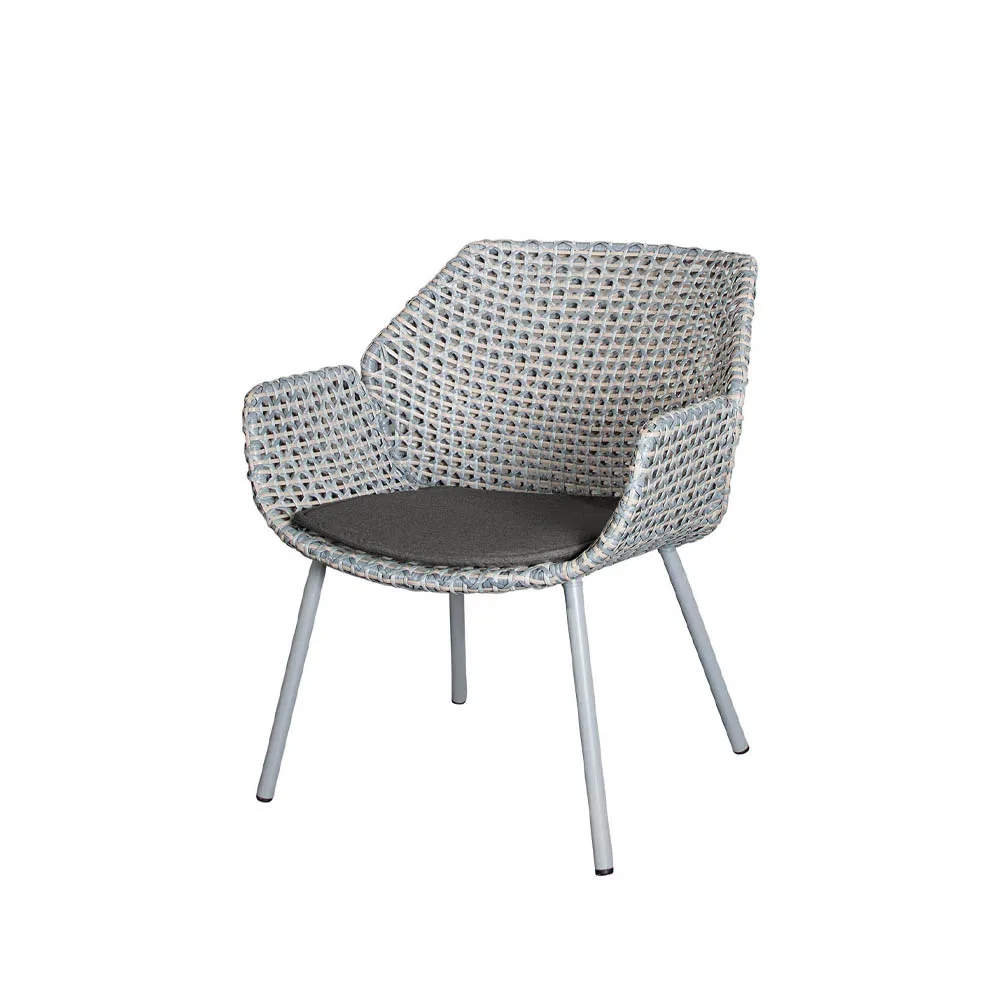 Vibe lounge armchair cushion, Cane-Line Natté black Cane-line