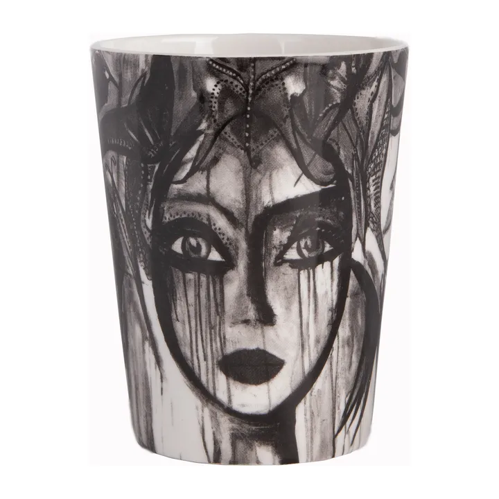 Slice of Life B/W mug - 35 cl - Carolina Gynning