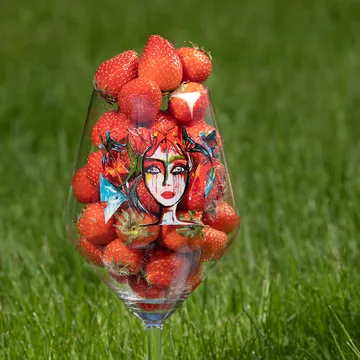 Slice of Life wine glass - 75 cl - Carolina Gynning