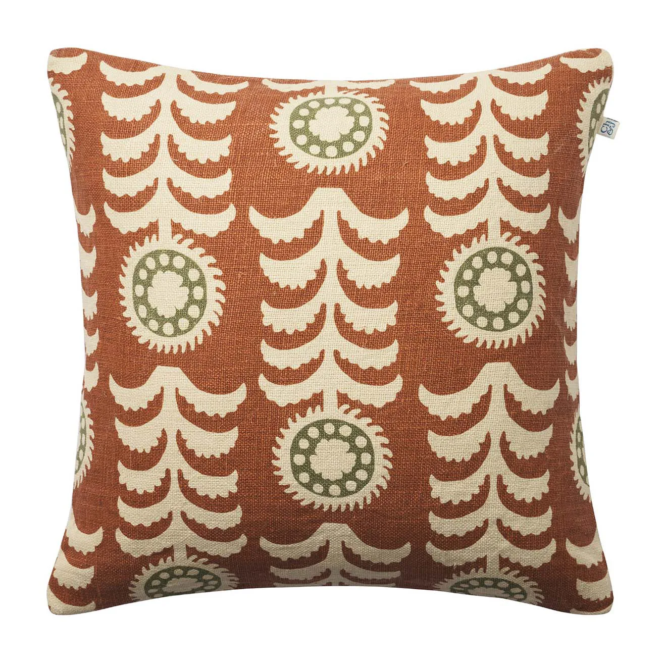 Alok cushion cover 50x50 cm, Terracotta-cactus green Chhatwal & Jonsson