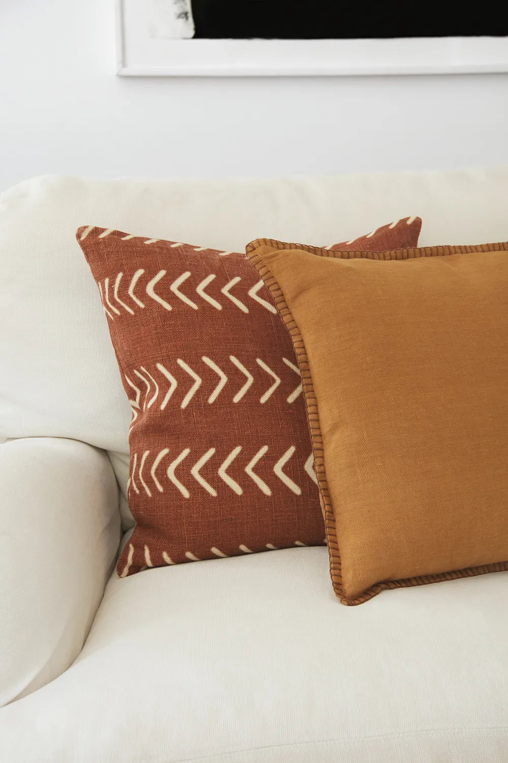 Arun cushion cover 50x50 cm, Masala yellow-taupe Chhatwal & Jonsson
