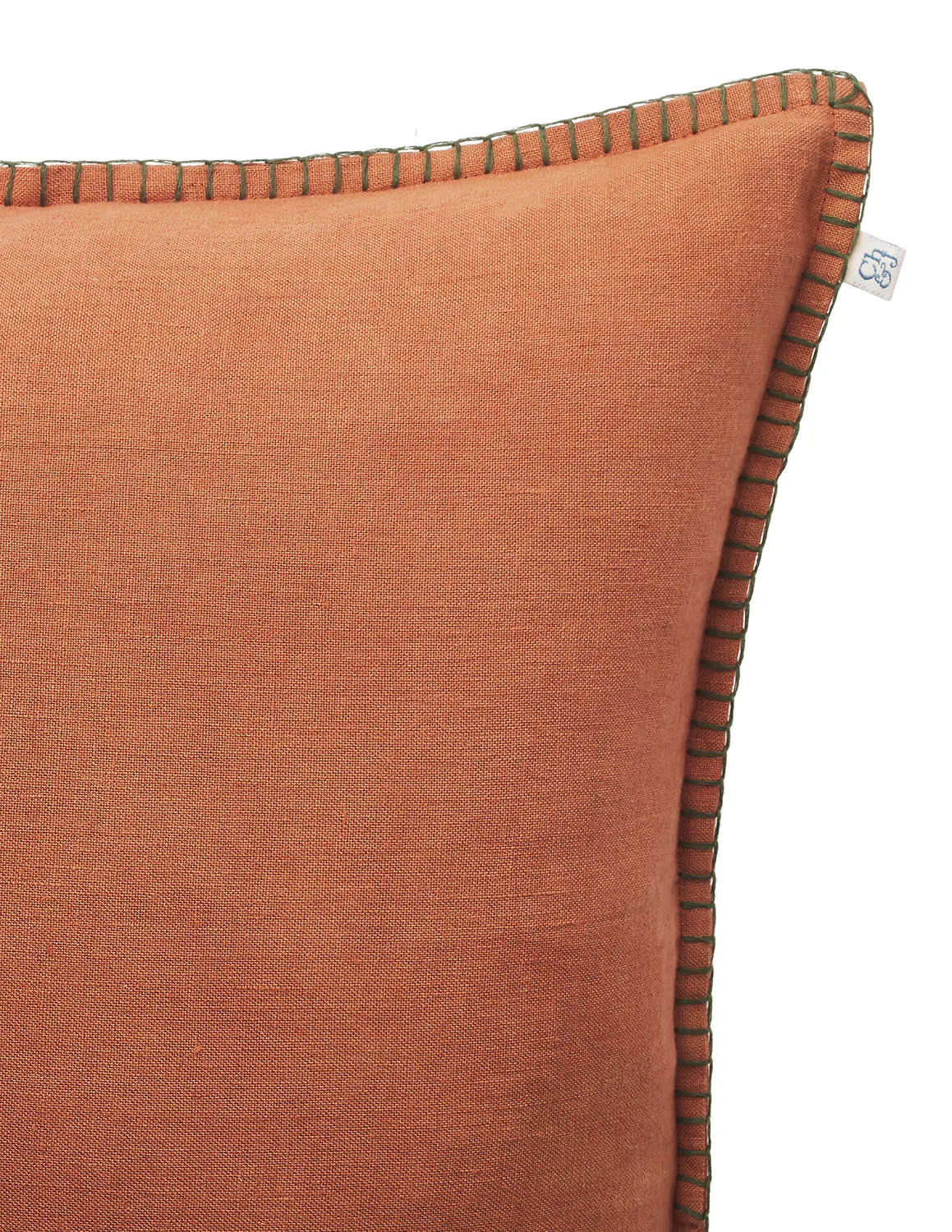 Arun cushion cover 50x50 cm, Terracotta-forest green Chhatwal & Jonsson