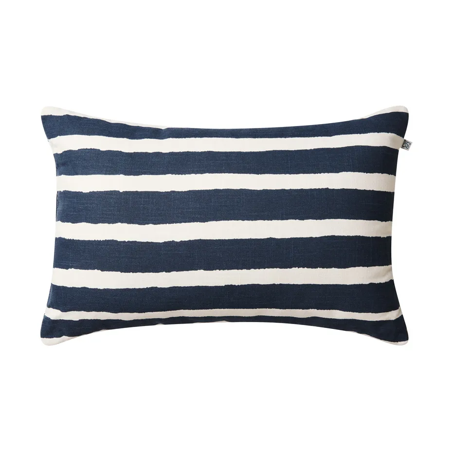 Block Stripe outdoor cushion 40x60 cm, Blue-off white Chhatwal & Jonsson