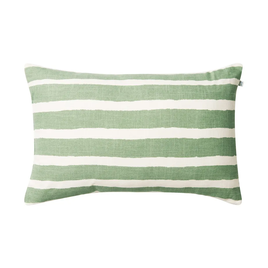 Block Stripe outdoor cushion 40x60 cm, Sage-off white Chhatwal & Jonsson