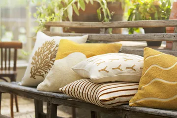 Coral pillowcase 50x50 cm - Khaki - Chhatwal & Jonsson